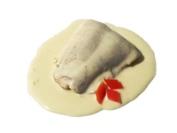 Forellenfilets an Weissweinsauce