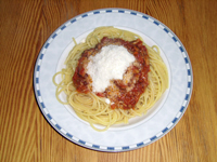 Spaghetti mit Thunfischsauce
